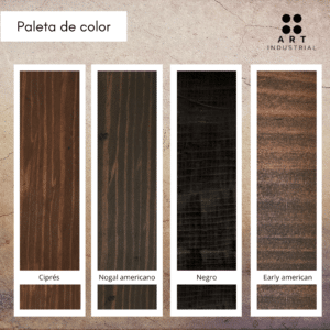 Colores disponibles para muebles industriales Colores disponibles para muebles industriales