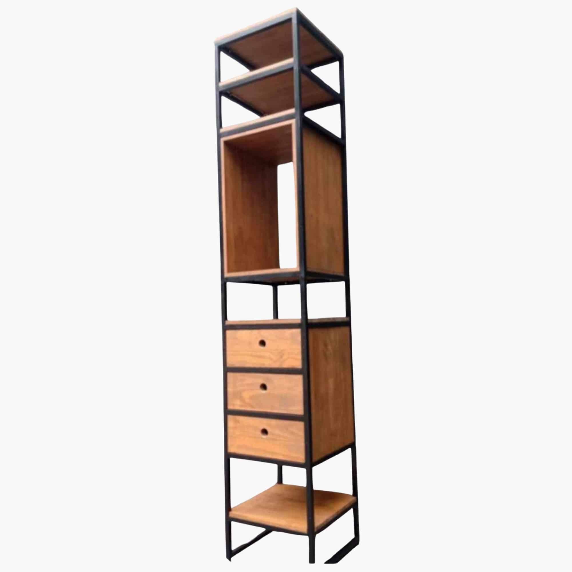 Mueble organizador para bano estilo industrial 1 Mueble organizador para baño estilo industrial