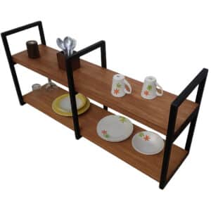 Repisa flotante estilo industrial