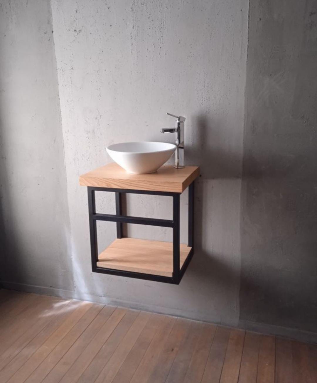 Porta lavabo mediano estilo industrial Porta Lavabo Mediano Estilo Industrial - Imagen 2