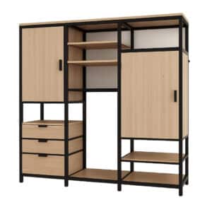 Closet New York Estilo Industrial