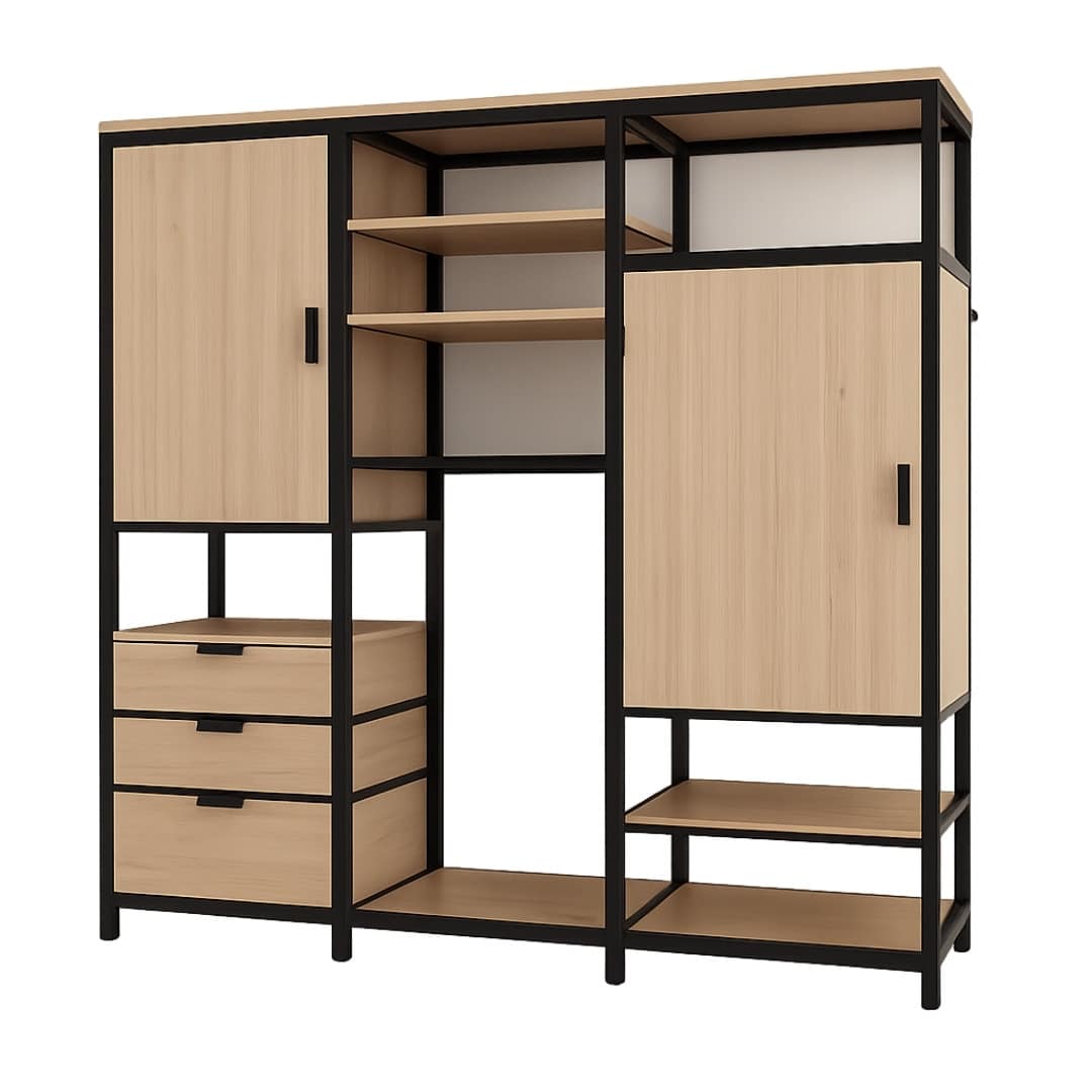 Closet New York Estilo Industrial 1 Closet New York Estilo Industrial