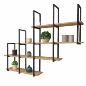 Repisa Flotante Estilo Industrial Minimalista