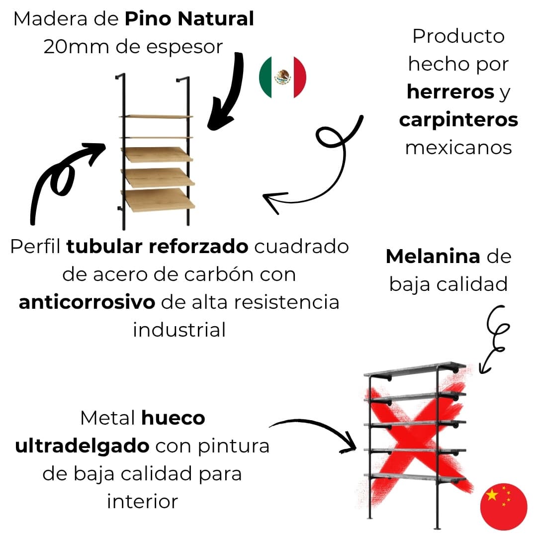 Anaquel Para Fruteria Estilo Industrial 2 Anaquel Para Frutería Estilo Industrial - Imagen 2