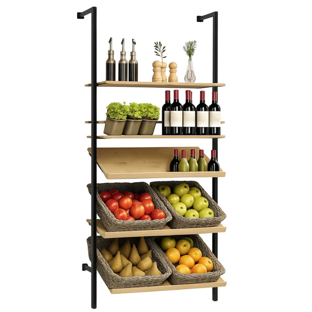 Anaquel Para Fruteria Estilo Industrial 4 Anaquel Para Frutería Estilo Industrial - Imagen 4