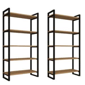 Juego de anaqueles para negocio Estilo Industrial