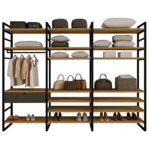 Closet Estante Minimalista Estilo Industrial