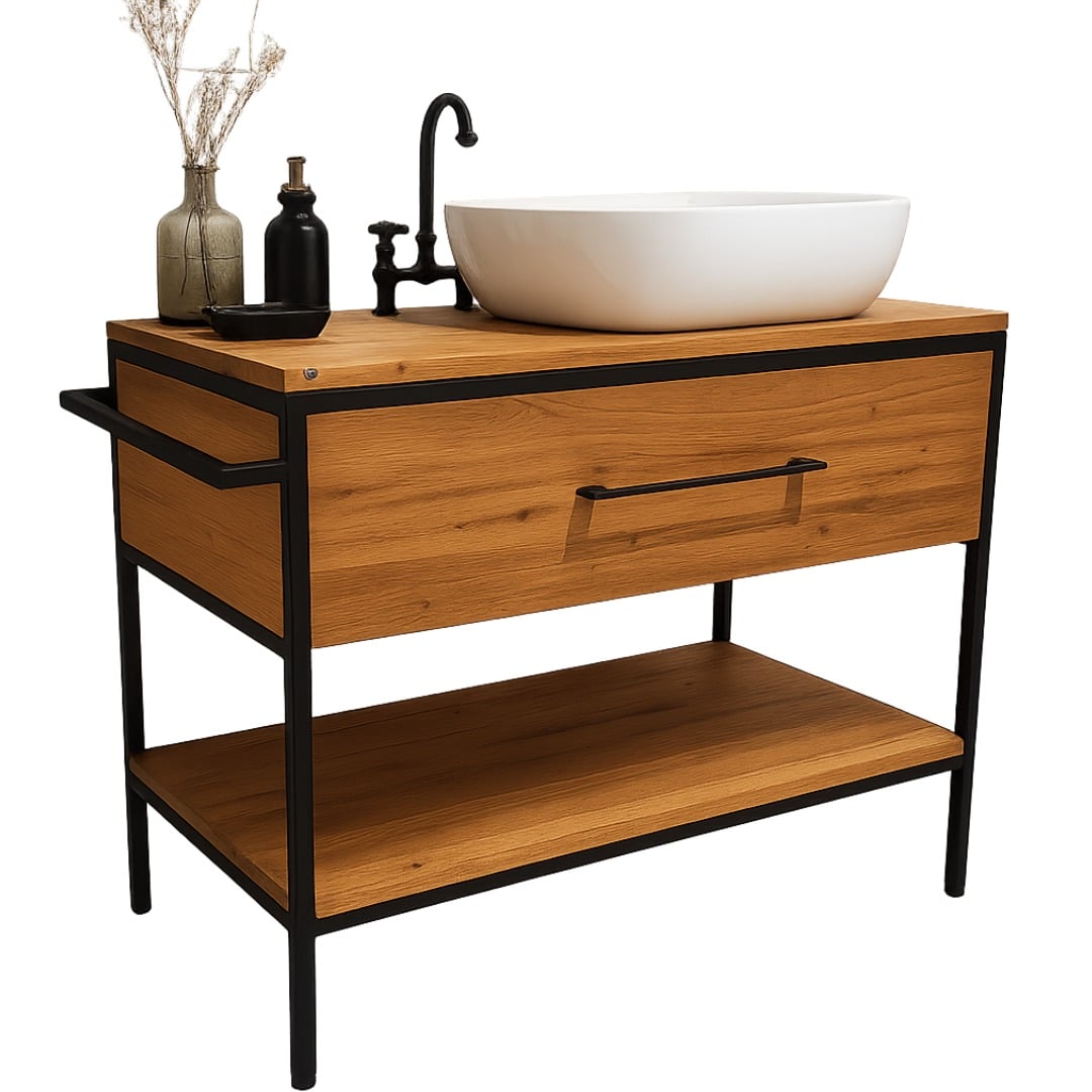 El Porta Lavabo De Piso Estilo Industrial 1 El Porta Lavabo De Piso Estilo Industrial